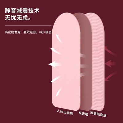 厂家批发tpe跳绳垫隔音减震垫家用跑步运动瑜伽垫健身跳操舞蹈垫图2