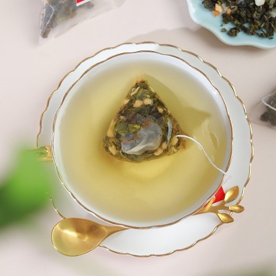 蜜桃乌龙茶三角包罐装 苹果干白桃乌龙茶花果组合调味茶量大从优图2