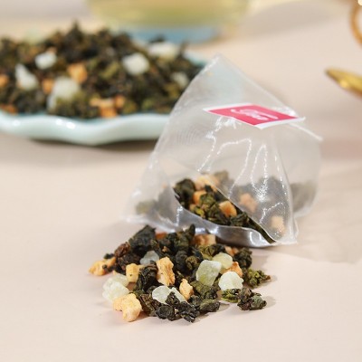 蜜桃乌龙茶三角包罐装 苹果干白桃乌龙茶花果组合调味茶量大从优图4