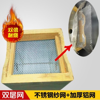 可烧42毫米艾条双层纱网加高加宽42大夹子单孔双孔温灸盒艾灸盒图5