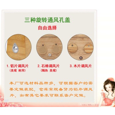 厂家直供铝片包边防裂盒内贴铝箔可烧艾柱芯爱康牌四孔艾灸盒图5