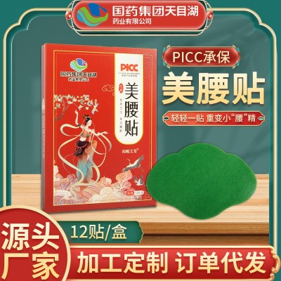 国药天目湖美腰贴 艾草贴 温灸热敷贴 护腰贴 艾草贴 美腰贴批发