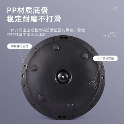 星辰波速球半圆平衡球加厚防爆瑜伽健身球普拉提脚踩半球瑜珈器材图4