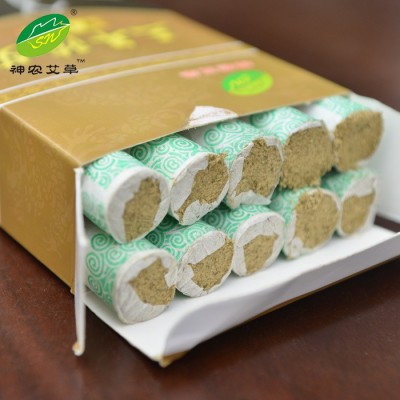 神农艾草南阳艾条厂家大量艾叶条批发三年陈艾条艾灸条纯艾条