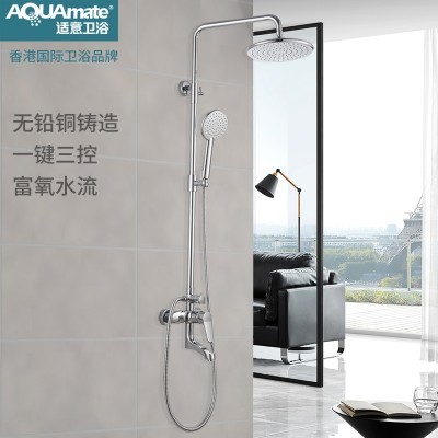 家用铜沐浴器浴室花洒套装洗澡喷头厂家**图4