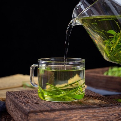竹叶罐装40g淡竹叶茶批发 早春特级明前春茶亳州竹叶茶图4