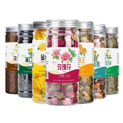 金丝皇菊批发一朵一杯罐装20g花果茶黄山菊花枸杞菊花茶批发代发图3