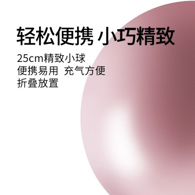 普拉提小球加厚防爆正品健身迷你25cm孕妇瑜伽小球儿童感统训练球图5