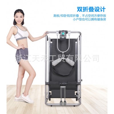 天禾品牌跑步机 厂家直销带助跑多功能运动跑步机现货批发图2