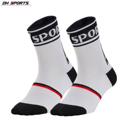 DH sports骑行自行车跑步篮球运动透气功能跨境中筒袜子图4