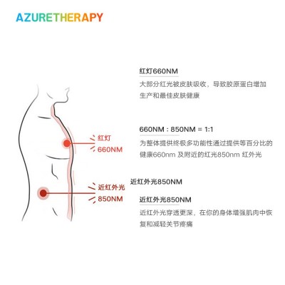 亚马逊新款LED红光红外光厂家货源桌面灯近红外线照射理疗灯图3