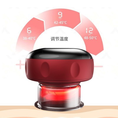 电动拔罐器按键式真空吸痧机无线充电大吸力热敷操盘手穴位刮痧仪图5