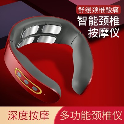 新款颈椎按摩仪脖子肩颈劲椎揉捏护颈仪智能电动颈肩按摩器颈椎仪