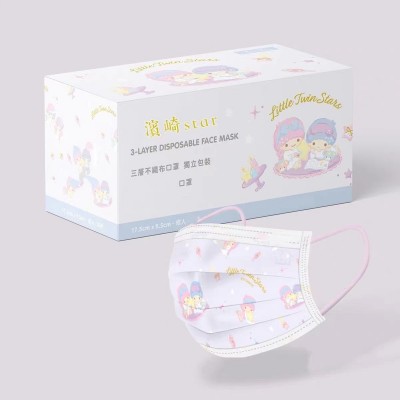 三丽my room系列美乐布丁狗大眼娃双子儿童成人口罩卡通可爱亲子图3