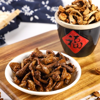 东北滑子菇 黑龙江特产肉厚干货罐装420g小黄蘑 食用菌菇干货蘑菇图4