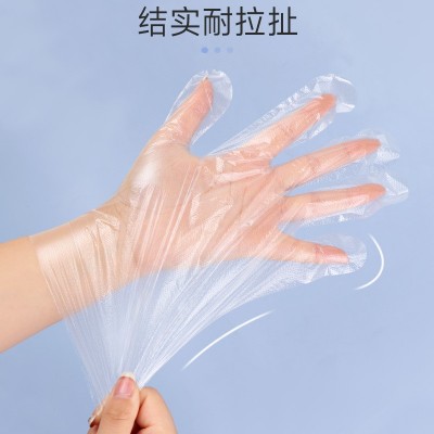 医用检查手套一次性透明PE薄膜卫生耐用防护隔离食品美容美发加厚图4