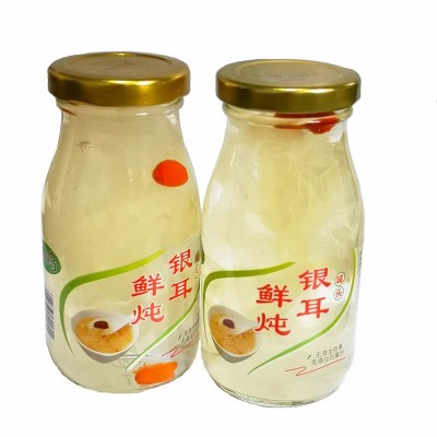 【津鸣】鲜炖银耳新鲜银耳胶质满满即食银耳羹开盖即食198g/瓶图4
