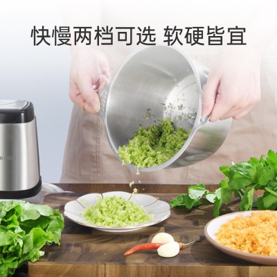 康巴赫304不锈钢绞肉机料理机电动S型双刀多功能绞馅菜碎肉机批发图3
