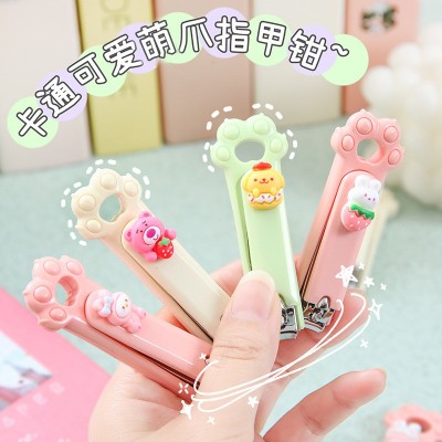 可爱卡通少女心指甲剪迷你单个折叠便携家用韩版ins高颜值美甲刀图4