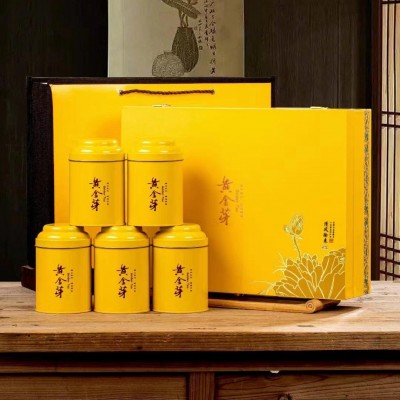 新茶 明前2023黄金芽 送礼盒装 浙江白茶绿茶批发 250克装图2