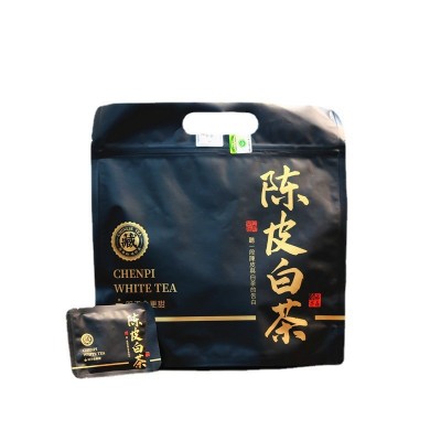 直播带货茶叶陈皮白茶福鼎老白茶寿眉陈皮小方片饼干茶一件代发图4