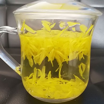 2021新茶花草茶皇菊花茶散装黄菊花沫菊花瓣批发婺源皇菊金丝皇菊图5