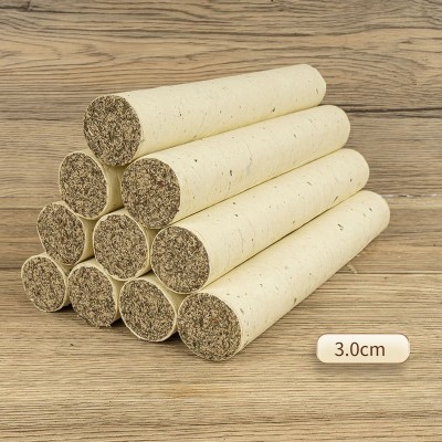 石磨绒3-9艾草加粗特大号大炮灸手工石磨艾灸条三年陈雷火灸艾柱图5