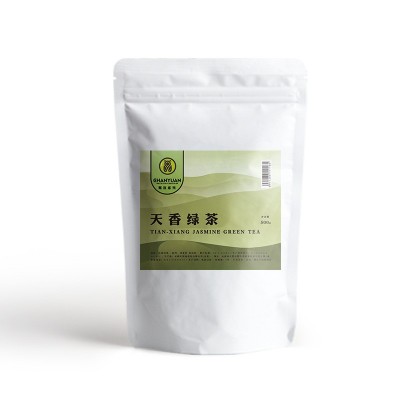 天然窨香不含香精天香茉莉绿茶奶茶店专用原料茉莉花茶绿茶500g图4