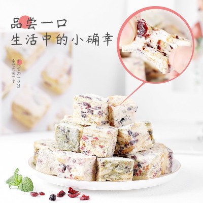佰味葫芦奶香草莓雪花酥网红牛轧糖下午茶零食小吃批发一件代发图5