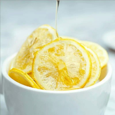 独立包装蜂蜜冻干柠檬片500g散称 柠檬干片泡茶花茶花草茶图3