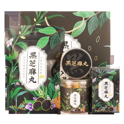 芳拾袋瓶装黑芝麻丸黑芝麻丸养生丸手工源头工厂图4