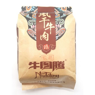 【厂货通直供】内蒙古牛肉干牛图腾特产风干手撕牛肉零食小吃500g图5