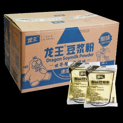 龙王豆浆粉小包装整箱30g*240包冲饮甜味原甜黑豆浆速溶图3