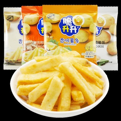 脆升升香脆薯条20g小包装脆生生蜂蜜黄油味番茄味休闲小零食批发图2
