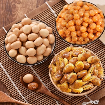 百斯顿鱼皮花生香辣胡豆黄金豆蚕豆零食炒货 成都小吃豆类批发图2