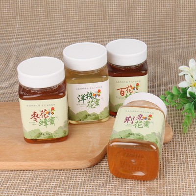 圣康蜂业农家成熟荆条蜜 瓶装百花蜜/枣花蜜 洋槐蜂蜜图2