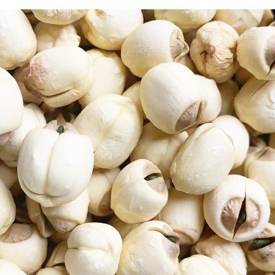 2023新鲜带芯白莲子500g 袋装白莲子批发量大从优手工白莲子图4