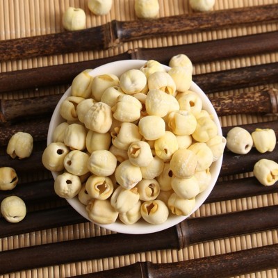 厂家直供500g超大号去皮去芯水泡莲子新鲜去壳白莲子干批发1.25CM图5
