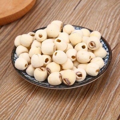 新鲜莲子批发去芯白莲子磨皮白莲子500g湘莲中药材莲子干货批发图3