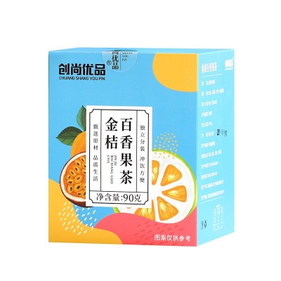 金桔柠檬百香果茶冻干青桔蜂蜜水果茶西柚片泡水喝冲饮冷泡网红款图3