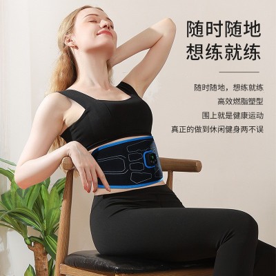 智能健身仪充电主机ems 健腹仪家用懒人健身器材 腹肌贴腰带批发图3