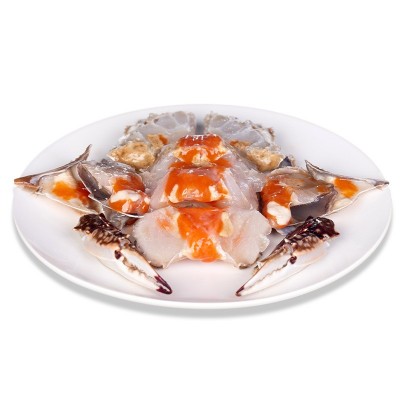 舟山红膏咸蟹腌制宁波醉蟹生腌呛蟹梭子蟹块海鲜即食一件代发批发图4