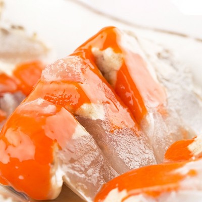 舟山红膏咸蟹腌制宁波醉蟹生腌呛蟹梭子蟹块海鲜即食一件代发批发