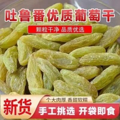 大颗粒新疆葡萄干大颗粒绿香妃王葡萄干免洗无核特产零食