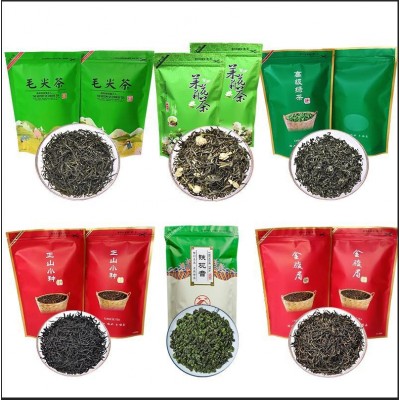 批发超市茶叶铁观音毛尖绿茶小种红茶碧螺春茉莉花茶袋装 茶叶出口图5