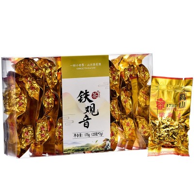 批发超市商场盒装茶叶袋铁观音碧螺春绿茶大红袍小种红茶黑 乌龙茶图5