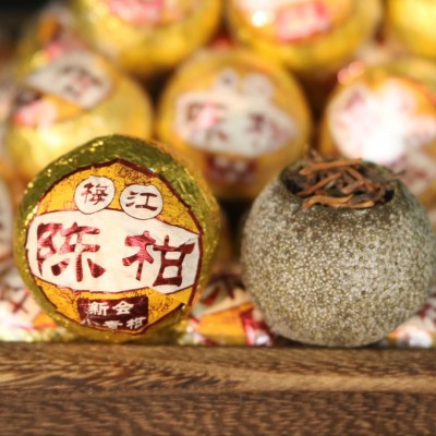 新会小青柑普洱茶叶厂家批发 特产陈皮天马柑普茶桔普茶柑 普茶图3