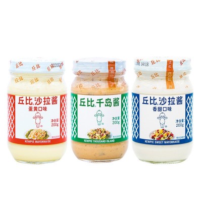 丘比沙拉酱200g面包日式早点包饭大拌菜水果蔬菜意大利糕点调味料图5
