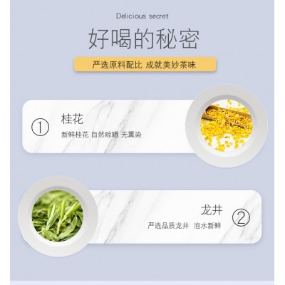 OEM上尚品源头代加工三角包花草茶桂花龙井调味茶玉米纤维代用茶图4