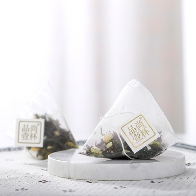 安徽上尚品OEM代加工茉莉绿茶调味茶定制茶包三角包袋泡茶花果茶图5
